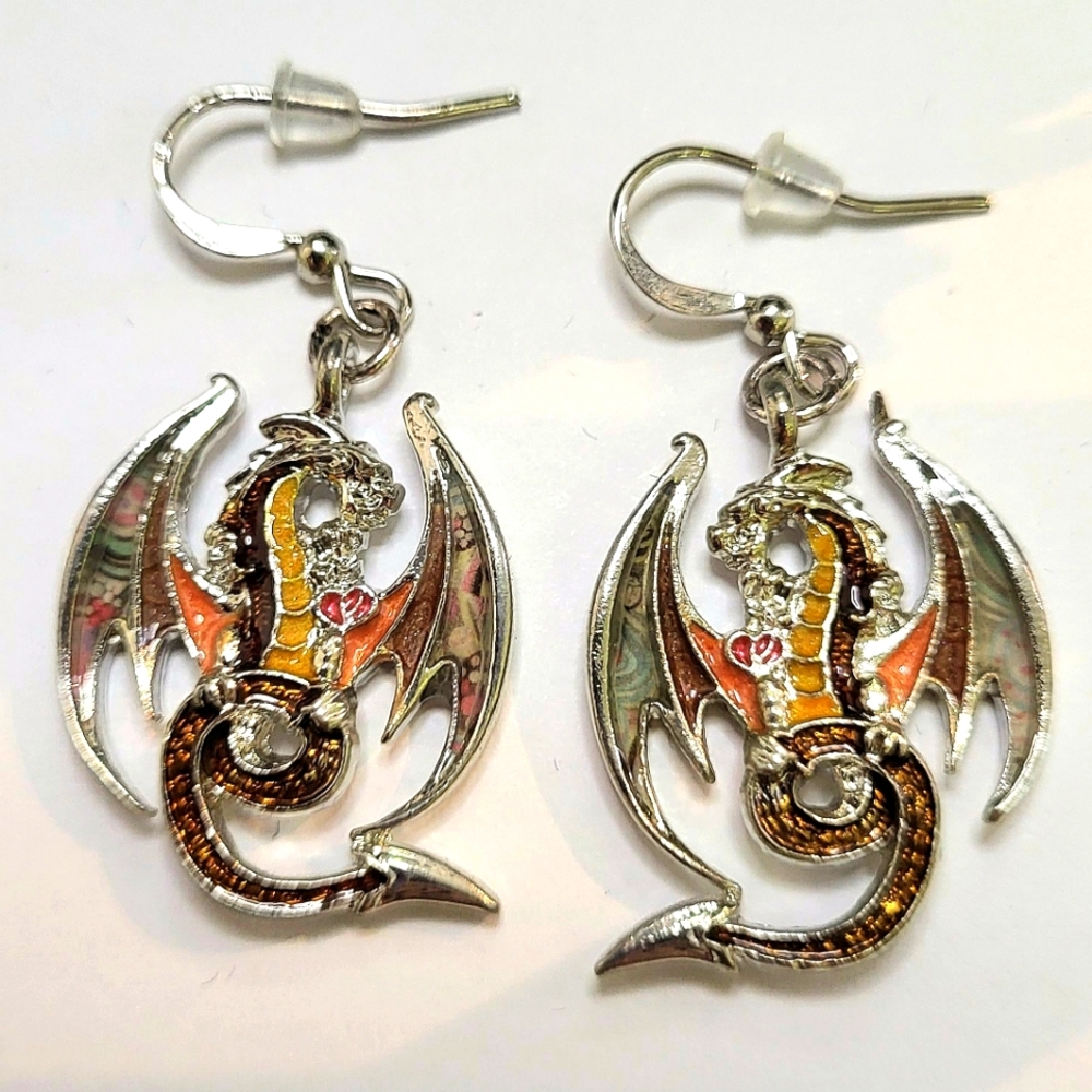 Dragon earrings
